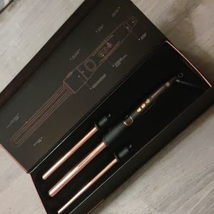 Sugarboo curling wand set of 3 in 1 Titanium barrels.